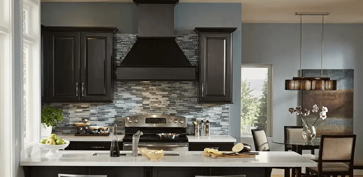 Kitchen cabinet painting and refinishing in a modern kitchen in Los Angeles, CA